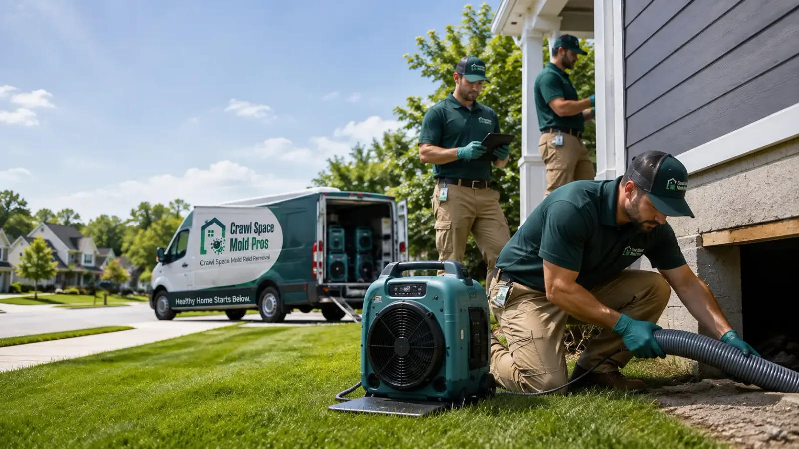 Crawl Space Mold Removal in Upham, ND